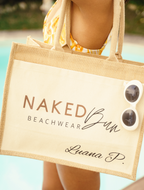 Naked Bun Beach bag