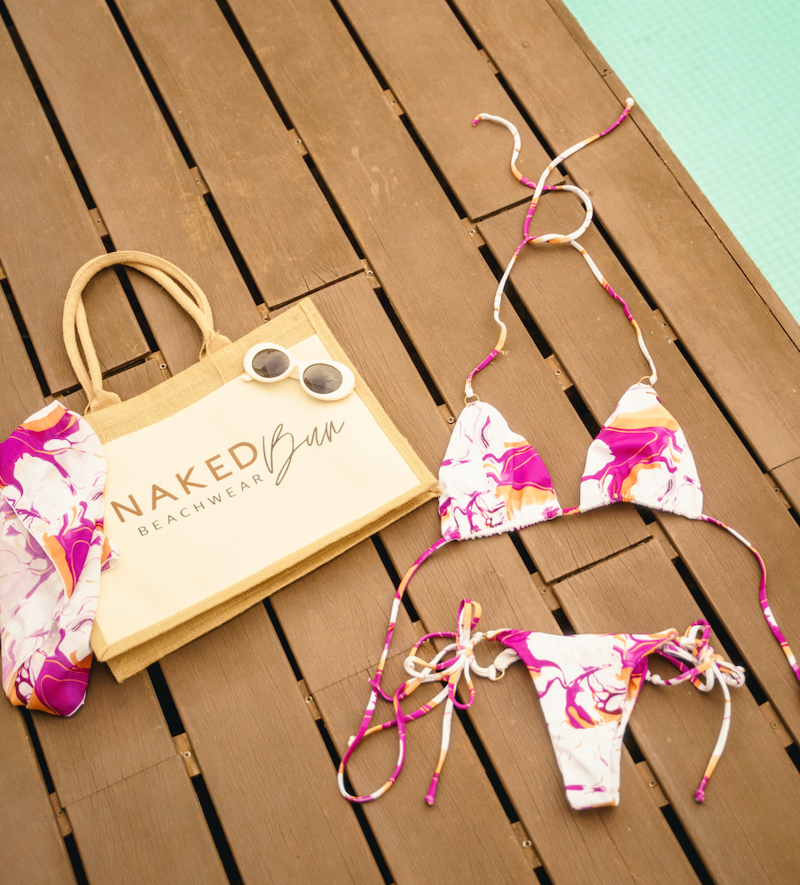 Naked Bun Beach bag